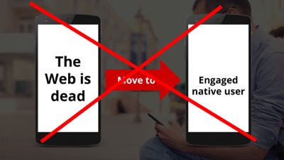 We need to take advantage of what the web is great at